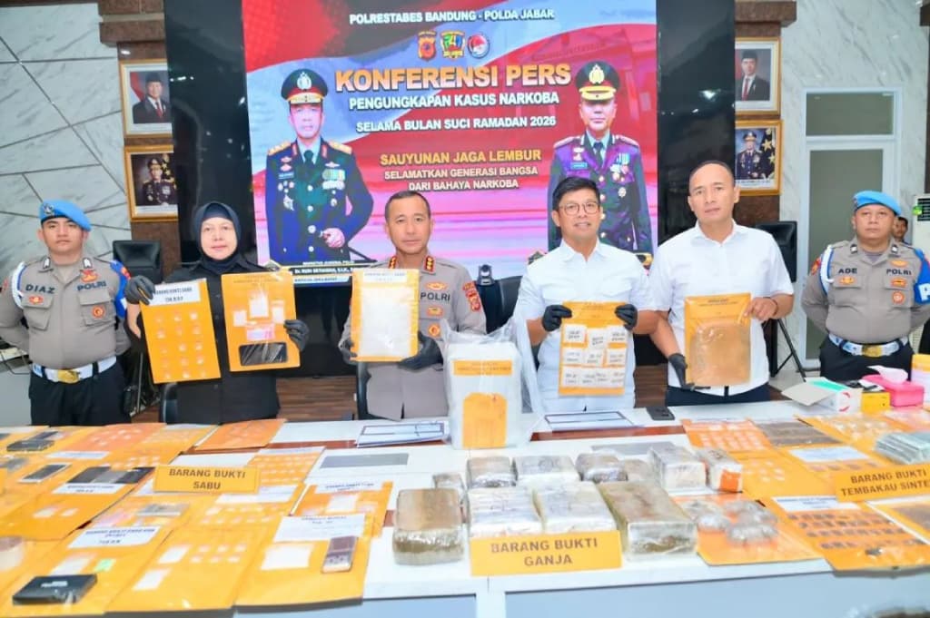Polrestabes Bandung Bongkar 30 Kasus Narkoba saat Ramadan, 39 Orang Ditangkap Polrestabes Bandung Bongkar 30 Kasus Narkoba saat Ramadan, 39 Orang Ditangkap