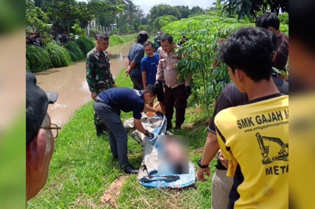 Geger! Mayat Pria Bertato Tanpa Busana Terapung di Saluran Irigasi Metro Lampung Geger! Mayat Pria Bertato Tanpa Busana Terapung di Saluran Irigasi Metro Lampung