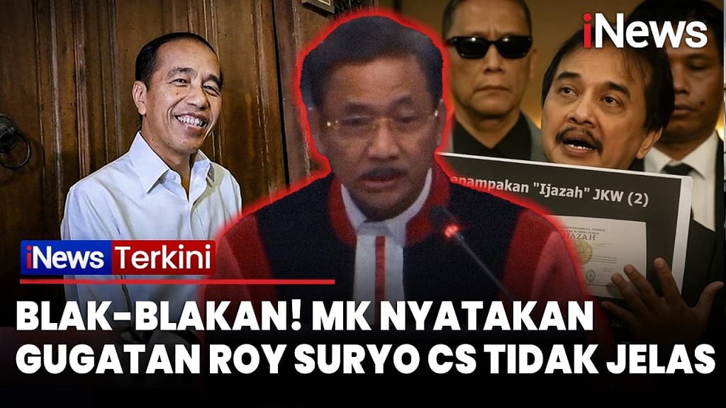 MK Nyatakan Gugatan Roy Suryo Cs soal UU ITE terkait Kasus Ijazah Jokowi Tak Dapat Diterima MK Nyatakan Gugatan Roy Suryo Cs soal UU ITE terkait Kasus Ijazah Jokowi Tak Dapat Diterima