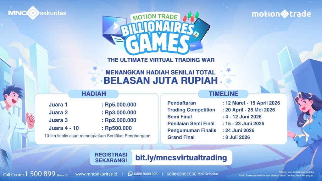 MNC Sekuritas Ajak Pelajar & Mahasiswa Berkompetisi Trading Virtual, Berhadiah Jutaan Rupiah MNC Sekuritas Ajak Pelajar & Mahasiswa Berkompetisi Trading Virtual, Berhadiah Jutaan Rupiah