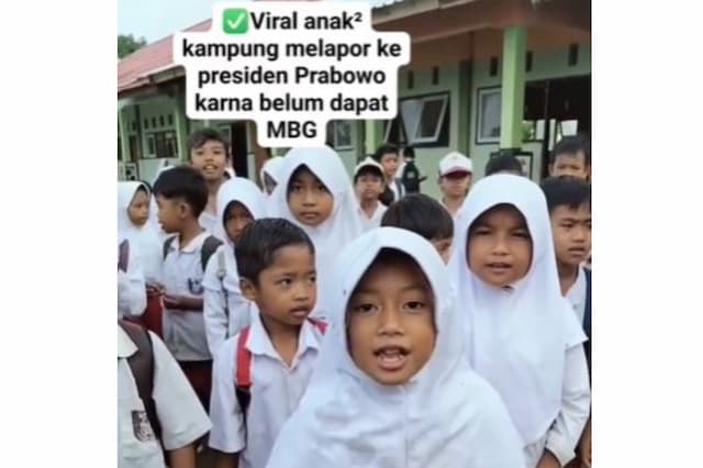 Viral! Siswa SD di Lombok Tengah lapor Presiden Prabowo Belum Dapat Program MBG Viral! Siswa SD di Lombok Tengah lapor Presiden Prabowo Belum Dapat Program MBG