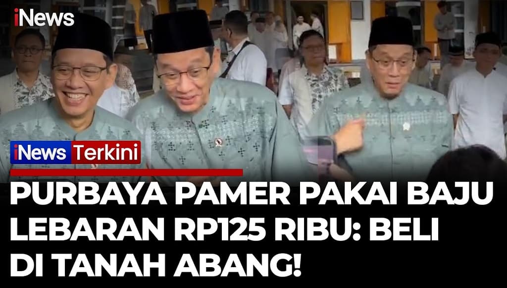 Purbaya Pamer Baju Lebaran Cuma Rp125.000, Beli di Tanah Abang Purbaya Pamer Baju Lebaran Cuma Rp125.000, Beli di Tanah Abang