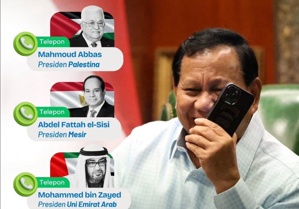 Silaturahmi Lebaran, Prabowo Telepon Presiden Palestina hingga MBZ Silaturahmi Lebaran, Prabowo Telepon Presiden Palestina hingga MBZ