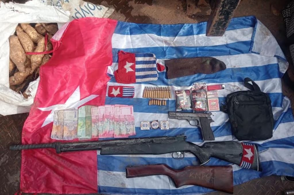 Ini Deretan Senjata OPM yang Diamankan TNI usai Kontak Tembak di Nabire Ini Deretan Senjata OPM yang Diamankan TNI usai Kontak Tembak di Nabire