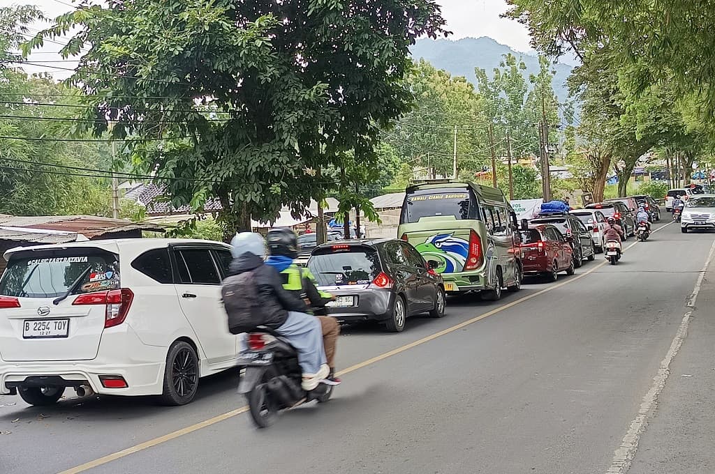 Polisi Pastikan Puncak Arus Balik di Lingkar Gentong Sudah Berakhir Polisi Pastikan Puncak Arus Balik di Lingkar Gentong Sudah Berakhir