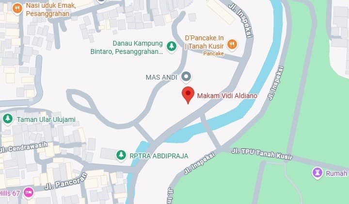 Makam Vidi Aldiano Muncul di Aplikasi Google Maps, Jadi Titik Destinasi Makam Vidi Aldiano Muncul di Aplikasi Google Maps, Jadi Titik Destinasi
