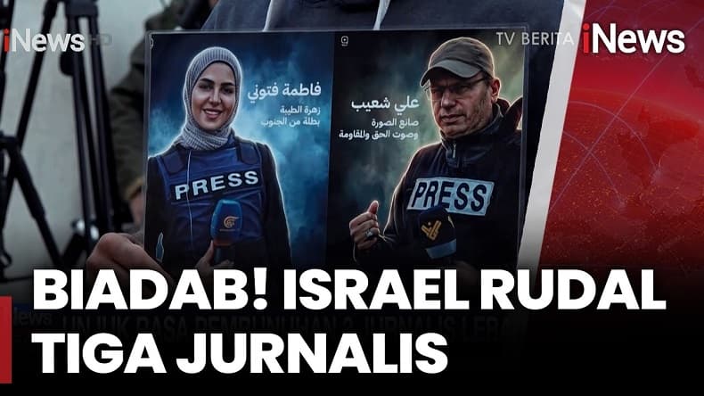 Biadab! Serangan Rudal Israel Tewaskan 3 Jurnalis di Lebanon, Mobil Liputan Hangus Biadab! Serangan Rudal Israel Tewaskan 3 Jurnalis di Lebanon, Mobil Liputan Hangus