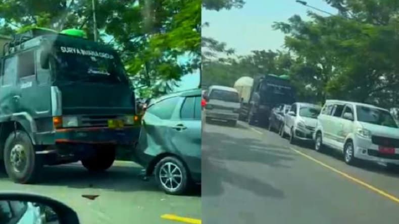 Truk Molen Rem Blong, 6 Kendaraan Kecelakaan Beruntun di Bojonegoro Truk Molen Rem Blong, 6 Kendaraan Kecelakaan Beruntun di Bojonegoro
