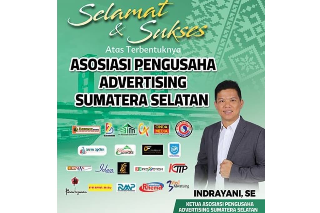 Asosiasi Pengusaha Advertising Palembang Dilantik, Siap Tingkatkan PAD dan Tertibkan Perizinan Asosiasi Pengusaha Advertising Palembang Dilantik, Siap Tingkatkan PAD dan Tertibkan Perizinan