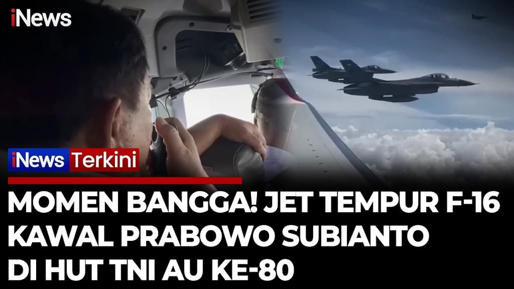 Prabowo Dikawal Jet Tempur TNI AU: Indonesia Bangga kepada Anda! Prabowo Dikawal Jet Tempur TNI AU: Indonesia Bangga kepada Anda!