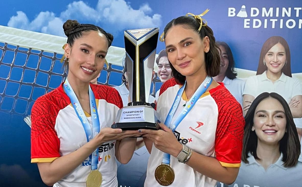Luna Maya/Cinta Laura Menang di Sportstive+ Edition Badminton, Ayu Ting Ting/Hesti Legowo Luna Maya/Cinta Laura Menang di Sportstive+ Edition Badminton, Ayu Ting Ting/Hesti Legowo