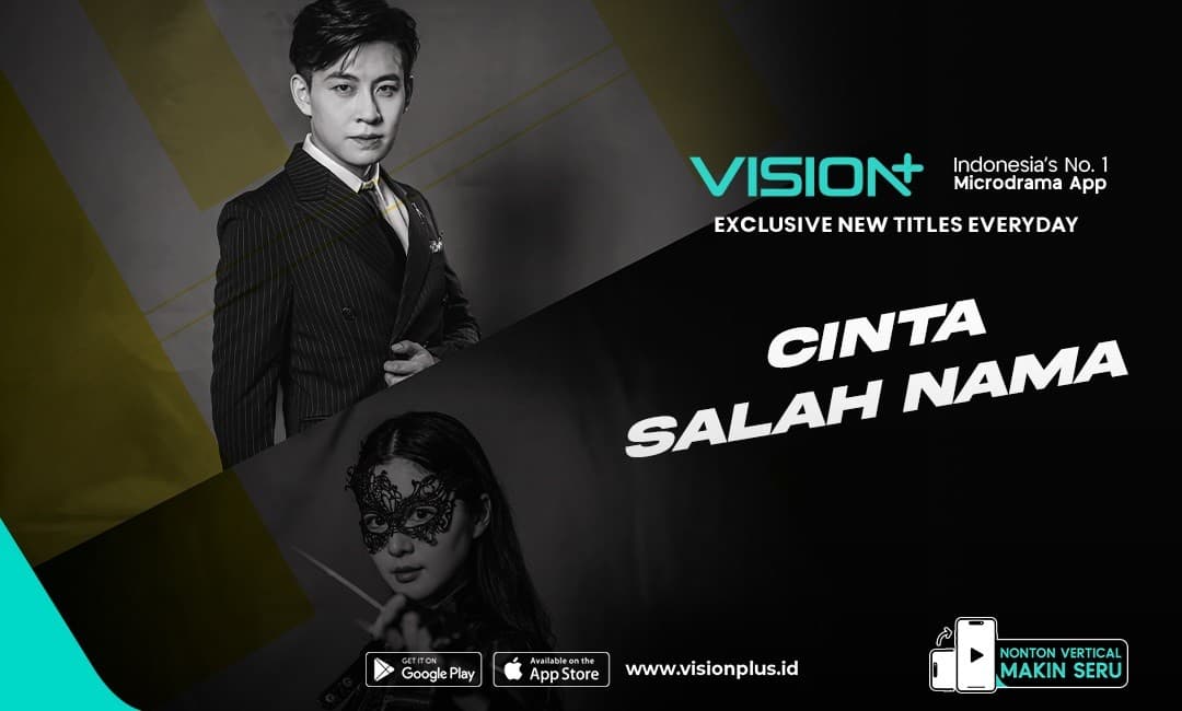 Series Pendek tapi Bikin Baper, Tonton Microdrama Cinta Salah Nama di VISION+ Series Pendek tapi Bikin Baper, Tonton Microdrama Cinta Salah Nama di VISION+