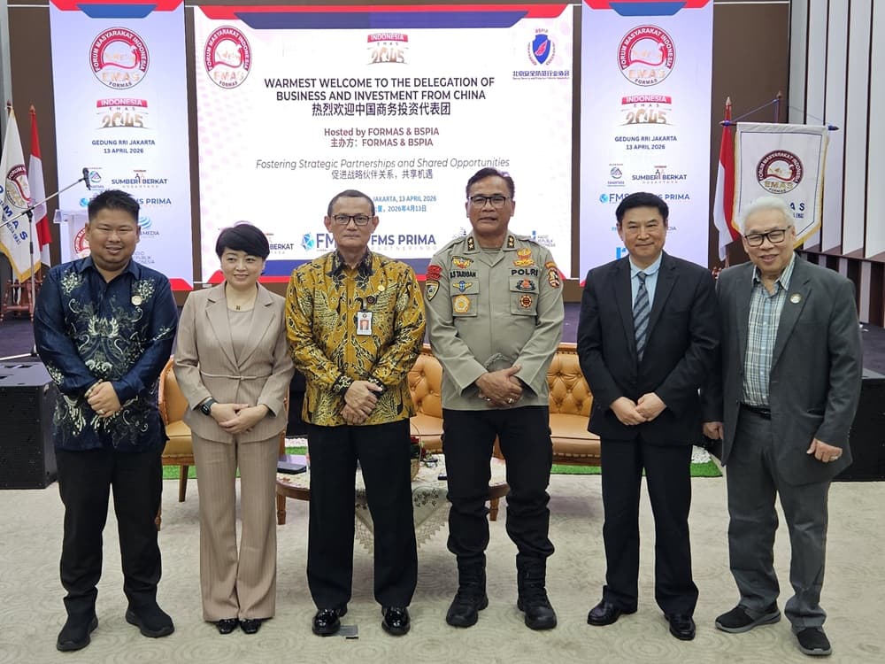 Formas Pertemukan Pengusaha RI dan China, Bidik Investasi AI hingga Medis Formas Pertemukan Pengusaha RI dan China, Bidik Investasi AI hingga Medis