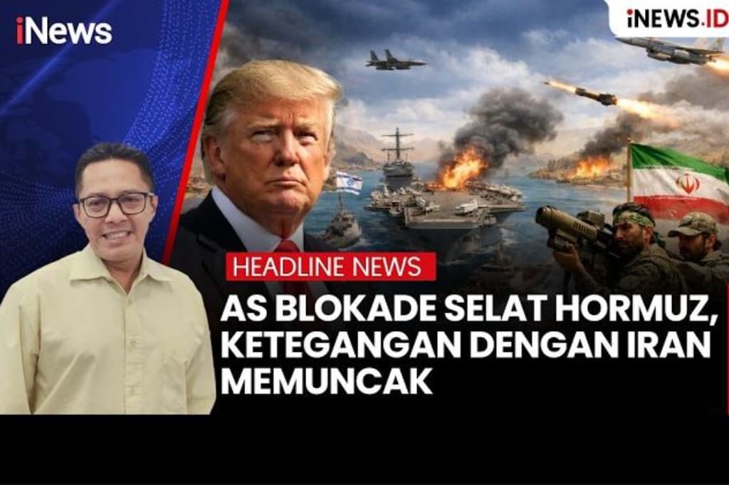 AS Blokade Selat Hormuz, Ketegangan dengan Iran Memuncak AS Blokade Selat Hormuz, Ketegangan dengan Iran Memuncak