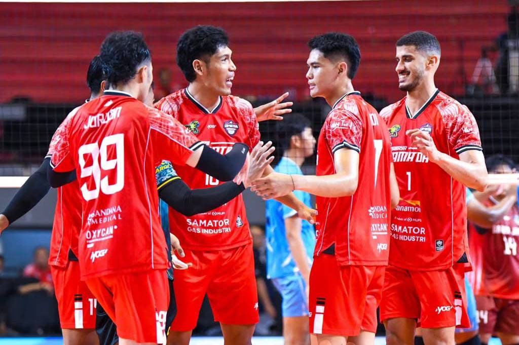 Samator Hajar Garuda Jaya 3-0, Warning Keras Muncul Jelang Leg Kedua Samator Hajar Garuda Jaya 3-0, Warning Keras Muncul Jelang Leg Kedua