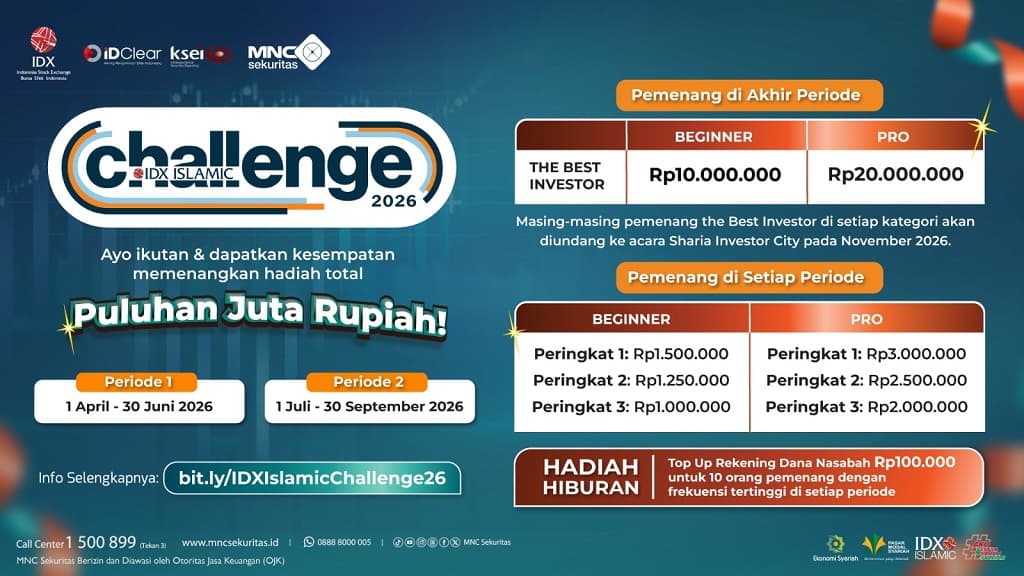 Waktunya Unjuk Strategi! Adu ROI Tertinggi di MotionTrade dalam IDX Islamic Challenge 2026 Waktunya Unjuk Strategi! Adu ROI Tertinggi di MotionTrade dalam IDX Islamic Challenge 2026