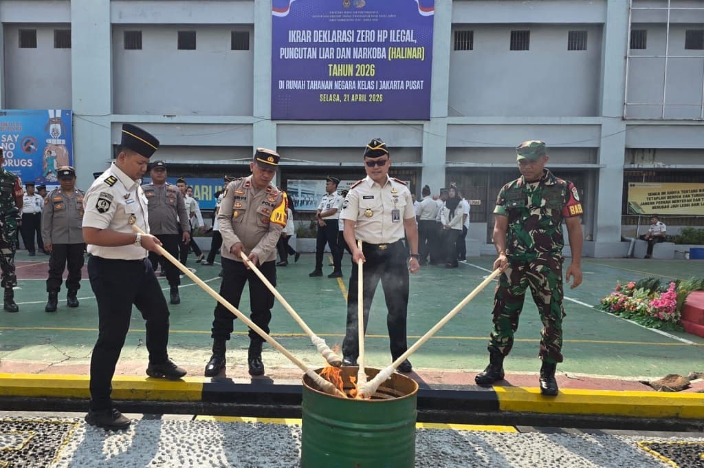 Rutan Salemba Bakar HP-HP Sitaan, Tindak Tegas Pelanggar Aturan Rutan Salemba Bakar HP-HP Sitaan, Tindak Tegas Pelanggar Aturan