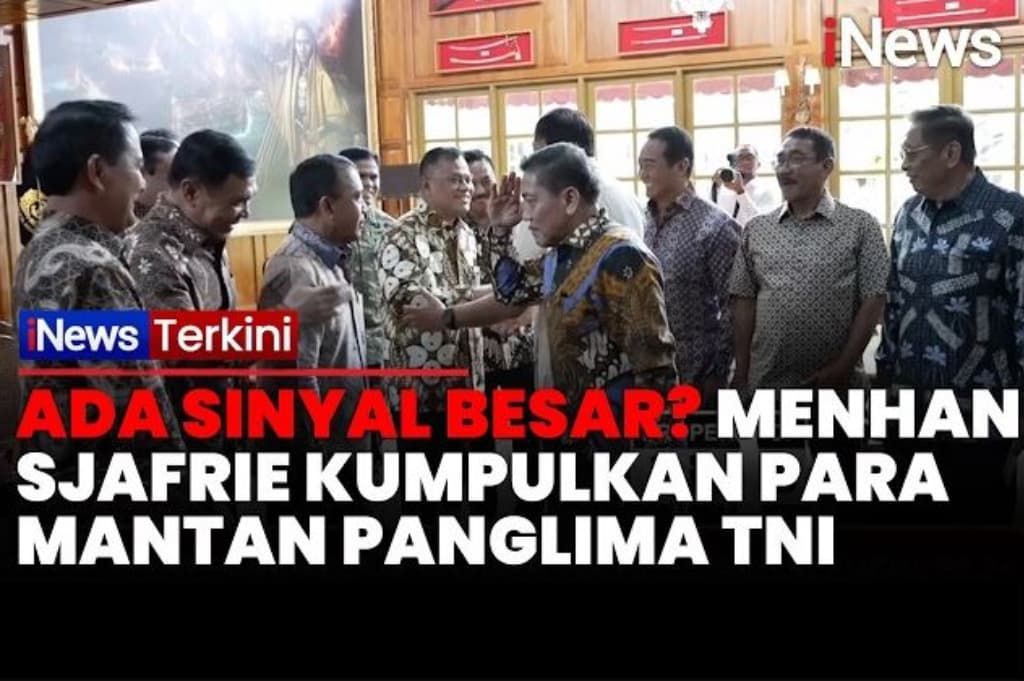 Mendadak Dikumpulkan! Menhan Sjafrie Panggil Para Mantan Panglima TNI, Bahas Apa? Mendadak Dikumpulkan! Menhan Sjafrie Panggil Para Mantan Panglima TNI, Bahas Apa?