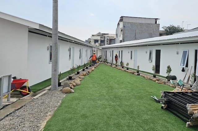 Penampakan Hunian untuk Warga Pinggir Rel Senen, Ada Air Bersih hingga Taman Bermain Anak Penampakan Hunian untuk Warga Pinggir Rel Senen, Ada Air Bersih hingga Taman Bermain Anak