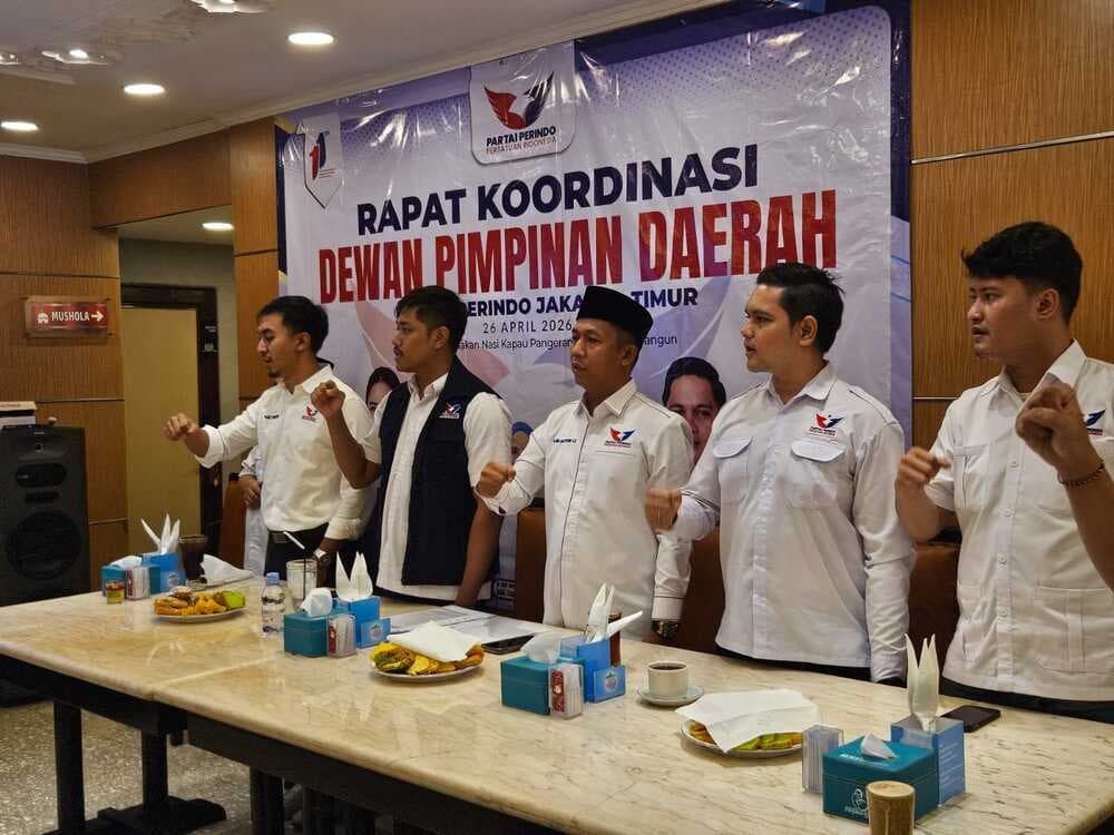 Jelang Verifikasi 2027, DPP Partai Perindo Jaktim Matangkan Struktur lewat Rakorda Jelang Verifikasi 2027, DPP Partai Perindo Jaktim Matangkan Struktur lewat Rakorda