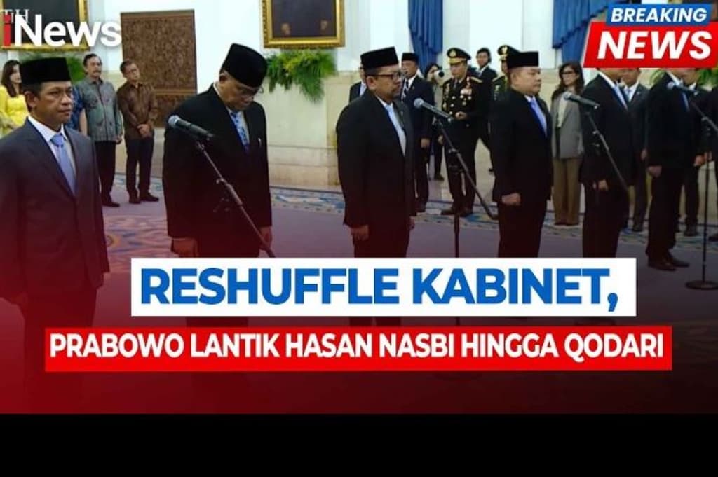 Reshuffle Kabinet! Prabowo Lantik Hasan Nasbi hingga Qodari Reshuffle Kabinet! Prabowo Lantik Hasan Nasbi hingga Qodari