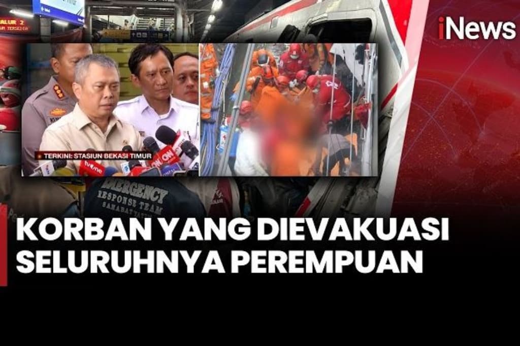 Basarnas: Seluruh Korban Tewas Kecelakaan Kereta di Bekasi Timur Perempuan Basarnas: Seluruh Korban Tewas Kecelakaan Kereta di Bekasi Timur Perempuan