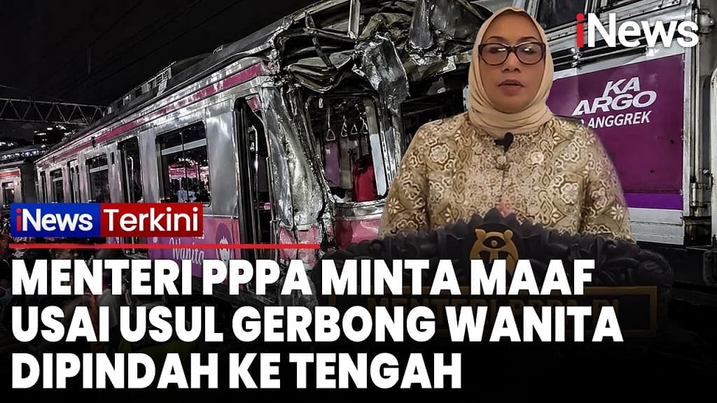 Menteri PPPA Minta Maaf soal Usul Gerbong Perempuan Dipindah: Pernyataan Saya Kurang Tepat Menteri PPPA Minta Maaf soal Usul Gerbong Perempuan Dipindah: Pernyataan Saya Kurang Tepat