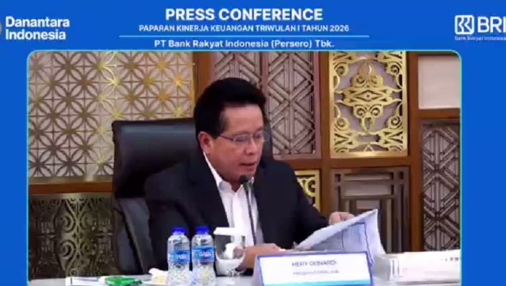 Meningkat, BRI Cetak Laba Bersih Rp15,5 Triliun di Kuartal I 2026 Meningkat, BRI Cetak Laba Bersih Rp15,5 Triliun di Kuartal I 2026