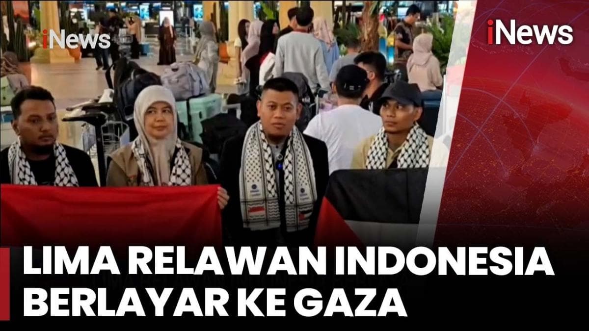 5 Relawan Indonesia Berani Tembus Blokade Gaza, Gabung Misi Laut Terbesar Dunia! 5 Relawan Indonesia Berani Tembus Blokade Gaza, Gabung Misi Laut Terbesar Dunia!