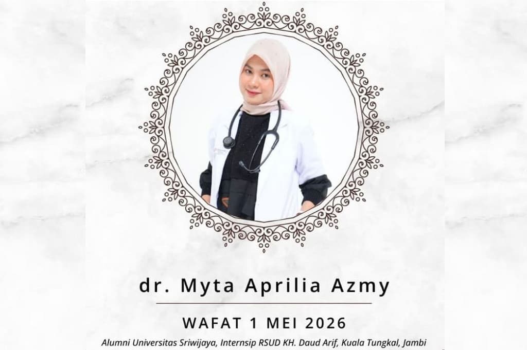 Viral Kabar dr Myta Aprilia Meninggal, Dokter Internship yang Diduga Tetap Tugas saat Sakit Viral Kabar dr Myta Aprilia Meninggal, Dokter Internship yang Diduga Tetap Tugas saat Sakit