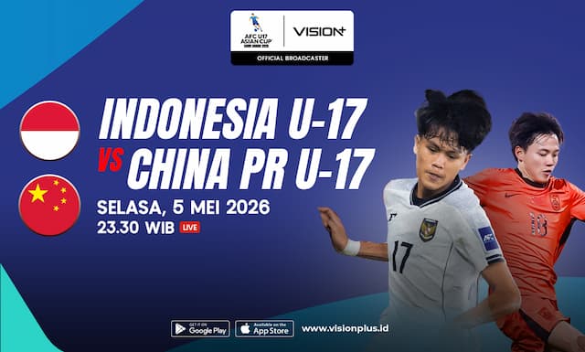 Link Live Streaming Timnas Indonesia U-17 vs China di Piala Asia U-17 2026 Link Live Streaming Timnas Indonesia U-17 vs China di Piala Asia U-17 2026