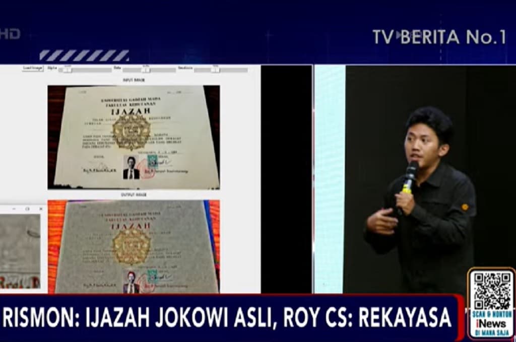 Topi Merah Beberkan Kejanggalan Ijazah Jokowi yang Diteliti Rismon: Diduga Hasil Editing Topi Merah Beberkan Kejanggalan Ijazah Jokowi yang Diteliti Rismon: Diduga Hasil Editing