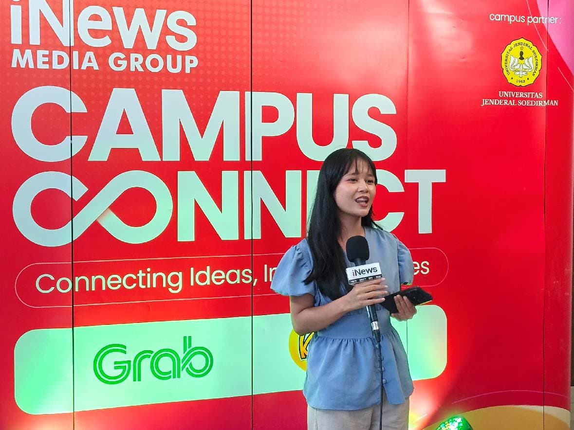 Mahasiswa Unsoed Antusias Jadi Reporter di Booth iReporter iNews Campus Connect Mahasiswa Unsoed Antusias Jadi Reporter di Booth iReporter iNews Campus Connect
