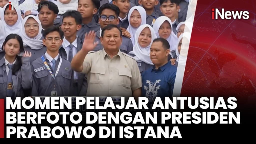 Momen Hangat Pelajar Jawa Barat Bertemu Langsung Presiden Prabowo di Istana Negara Momen Hangat Pelajar Jawa Barat Bertemu Langsung Presiden Prabowo di Istana Negara