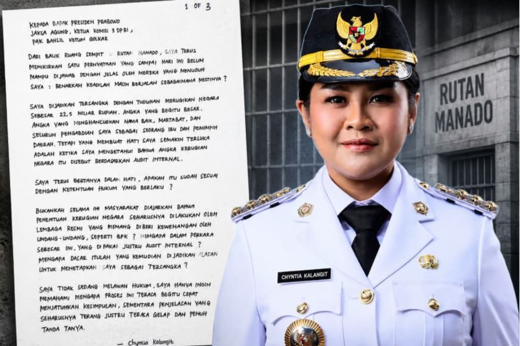 Viral Surat Terbuka Bupati Sitaro dari Balik Jeruji untuk Presiden Prabowo dan Bahlil Viral Surat Terbuka Bupati Sitaro dari Balik Jeruji untuk Presiden Prabowo dan Bahlil