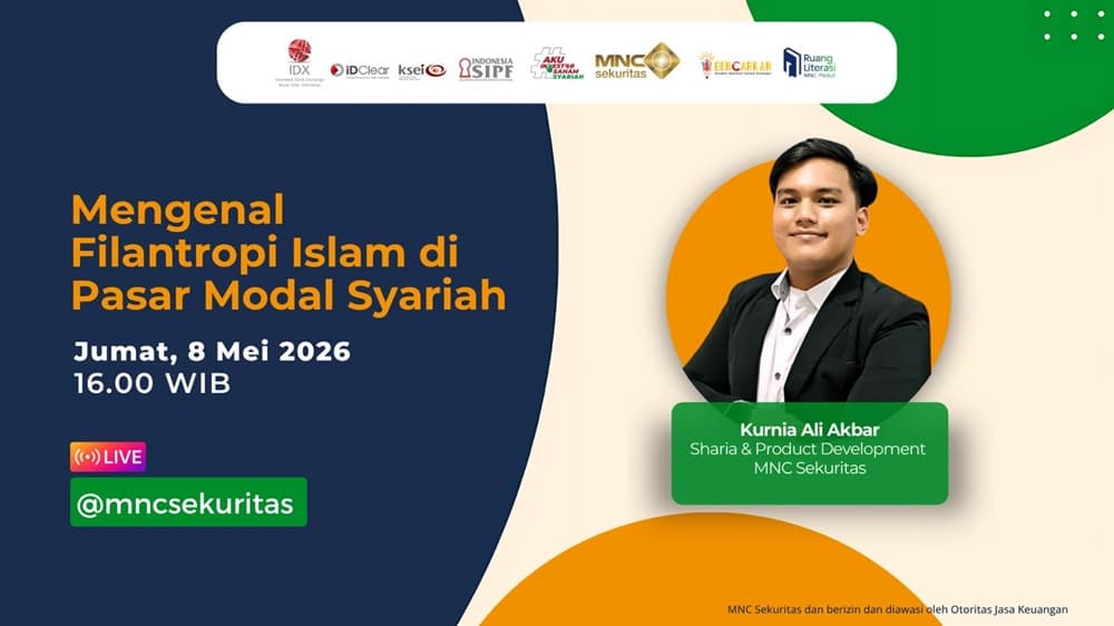 Ikuti IG Live MNC Sekuritas 'Mengenal Filantropi Islam di Pasar Modal Syariah' Sore Ini! Ikuti IG Live MNC Sekuritas 'Mengenal Filantropi Islam di Pasar Modal Syariah' Sore Ini!