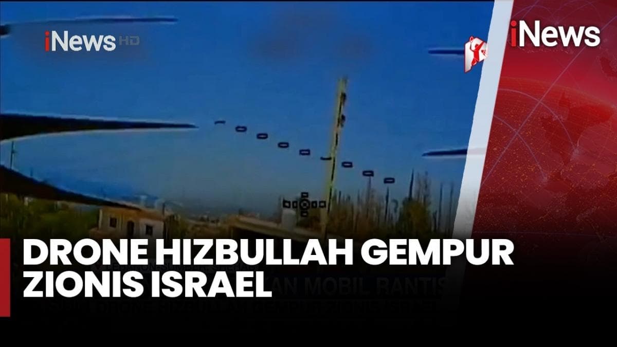 Drone Hizbullah Hancurkan Tank Israel, Lebanon Selatan Kian Membara Drone Hizbullah Hancurkan Tank Israel, Lebanon Selatan Kian Membara