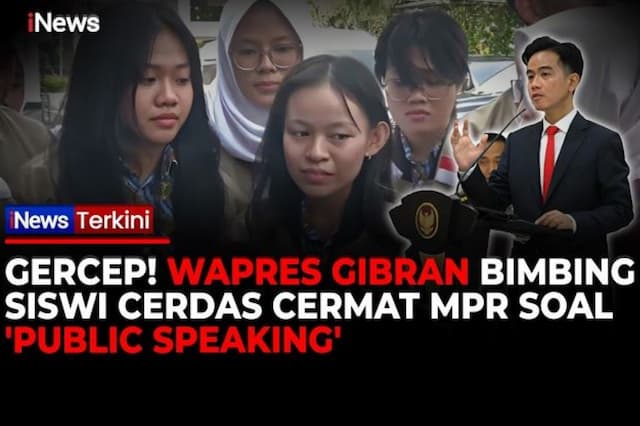 Siswi Viral Cerdas Cermat MPR Bertemu Wapres Gibran, Dapat Motivasi dan Tips Debat Siswi Viral Cerdas Cermat MPR Bertemu Wapres Gibran, Dapat Motivasi dan Tips Debat