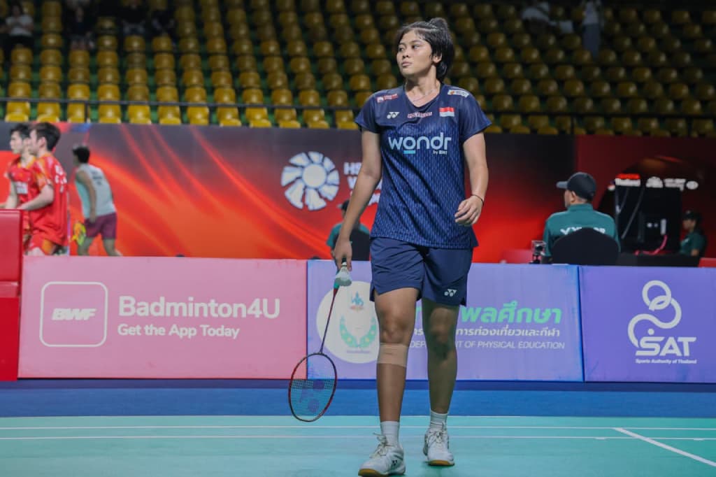 Thalita Ramadhani Curhat usai Dikalahkan Idolanya Ratchanok Intanon di Thailand Open 2026 Thalita Ramadhani Curhat usai Dikalahkan Idolanya Ratchanok Intanon di Thailand Open 2026