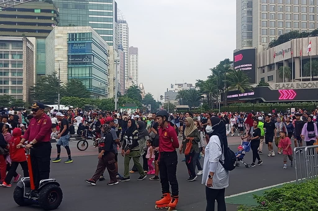 Tak Ada CFD di Rasuna Said Jakarta, Warga Kembali Padati Sudirman-Thamrin Tak Ada CFD di Rasuna Said Jakarta, Warga Kembali Padati Sudirman-Thamrin