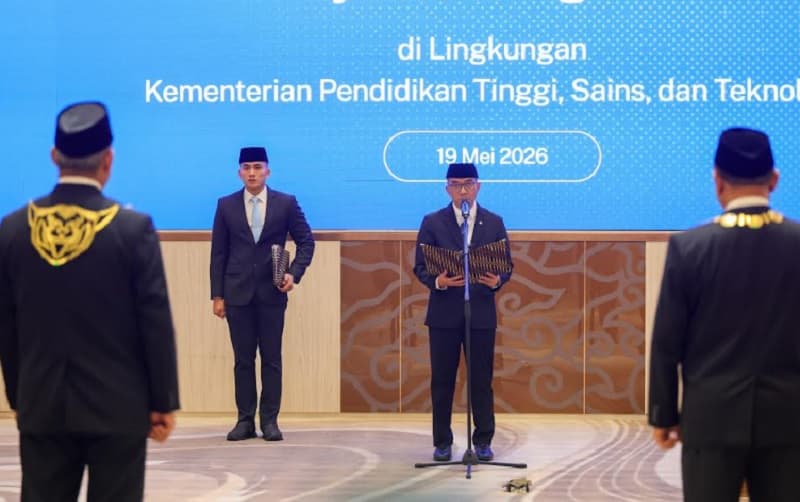 Mendikti Lantik Rektor Unsil dan Unsoed, Ingatkan Amanah Kepemimpinan dan Tanggung Jawab Mendikti Lantik Rektor Unsil dan Unsoed, Ingatkan Amanah Kepemimpinan dan Tanggung Jawab
