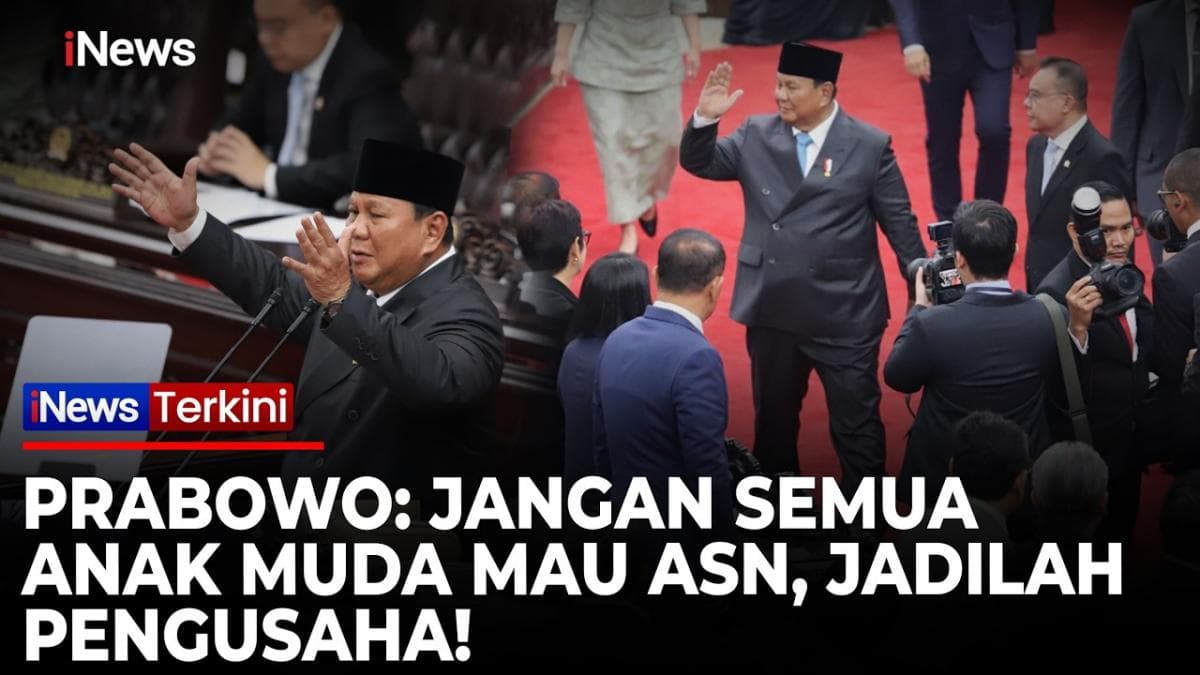 Prabowo Minta Anak Muda Tak Hanya Kejar Jadi ASN, Tapi Berani Berbisnis Prabowo Minta Anak Muda Tak Hanya Kejar Jadi ASN, Tapi Berani Berbisnis
