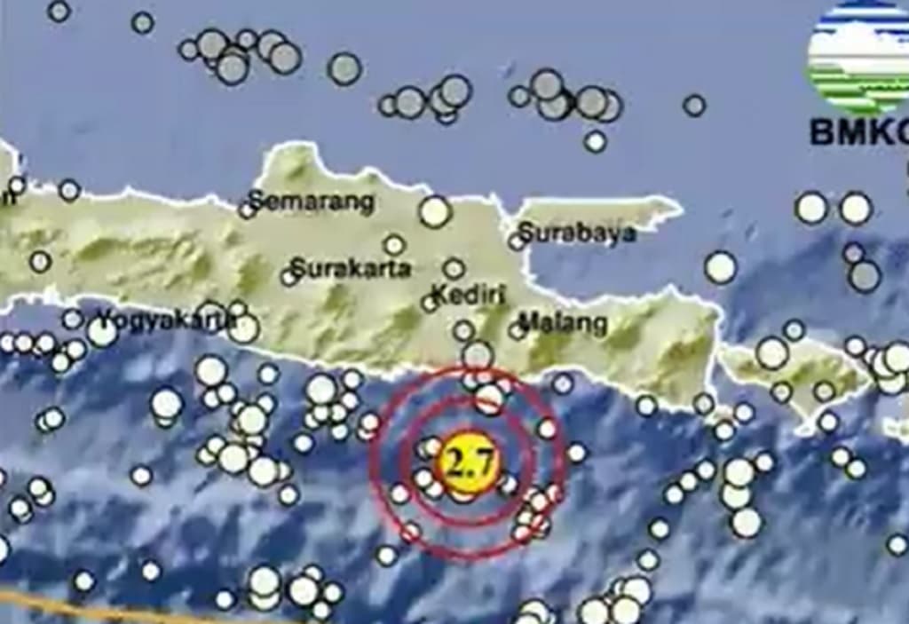Gempa Hari Ini Berpusat di Laut Getarkan Blitar, Cek Magnitudonya Gempa Hari Ini Berpusat di Laut Getarkan Blitar, Cek Magnitudonya
