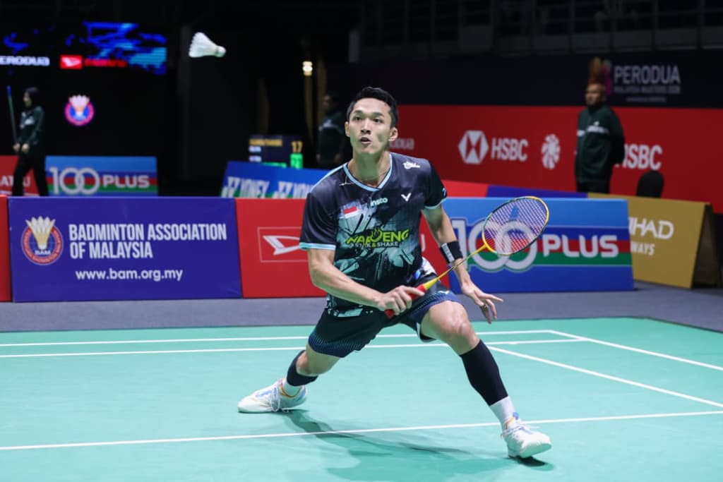 Hasil Malaysia Masters 2026: Jonatan Christie Diusir Wakil China di Perempat Final Hasil Malaysia Masters 2026: Jonatan Christie Diusir Wakil China di Perempat Final
