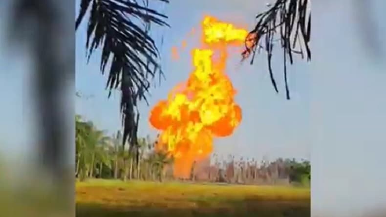 Geger! Semburan Gas Disertai Api Setinggi 50 Meter Muncul dari Sumur Bor di Aceh Utara Geger! Semburan Gas Disertai Api Setinggi 50 Meter Muncul dari Sumur Bor di Aceh Utara