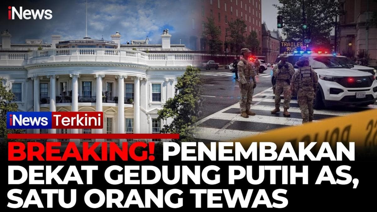 Penembakan di Dekat Gedung Putih, Satu Orang Tewas Ditembak Secret Service Penembakan di Dekat Gedung Putih, Satu Orang Tewas Ditembak Secret Service