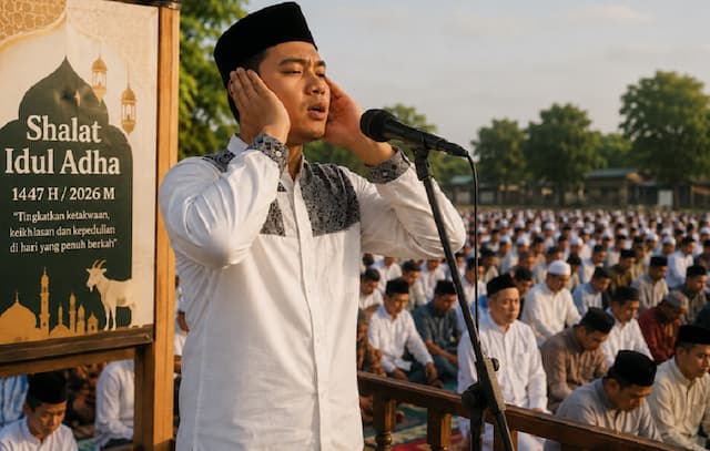 Bacaan Bilal Sholat Idul Adha, Teks Arab, Latin dan Artinya Lengkap Tata Caranya Bacaan Bilal Sholat Idul Adha, Teks Arab, Latin dan Artinya Lengkap Tata Caranya