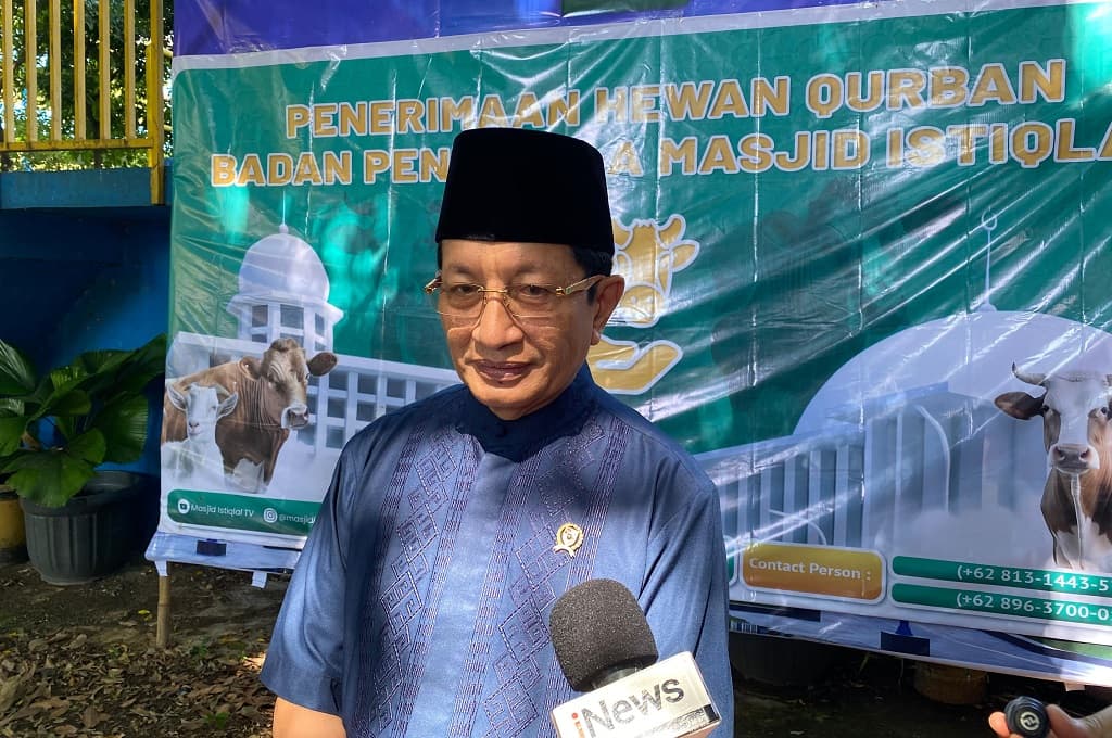 Masjid Istiqlal Mampu Sembelih 200 Kurban, Menag Jamin Darah Hewan Tak Mengalir ke Sungai Masjid Istiqlal Mampu Sembelih 200 Kurban, Menag Jamin Darah Hewan Tak Mengalir ke Sungai