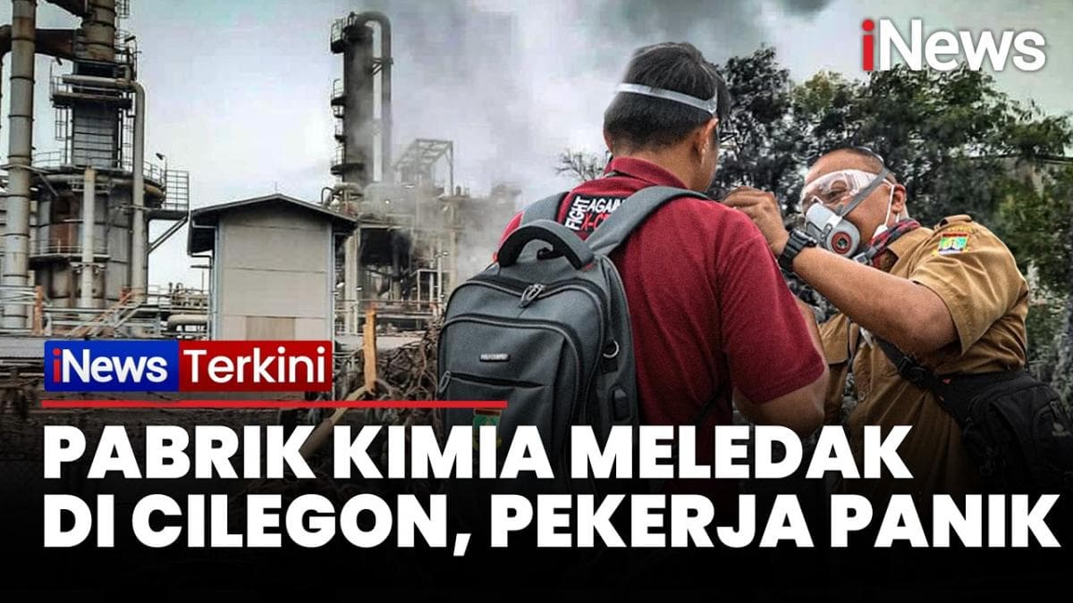 Pabrik Kimia di Cilegon Meledak, Asap Tebal dan Bau Menyengat Selimuti Jalan Raya Pabrik Kimia di Cilegon Meledak, Asap Tebal dan Bau Menyengat Selimuti Jalan Raya