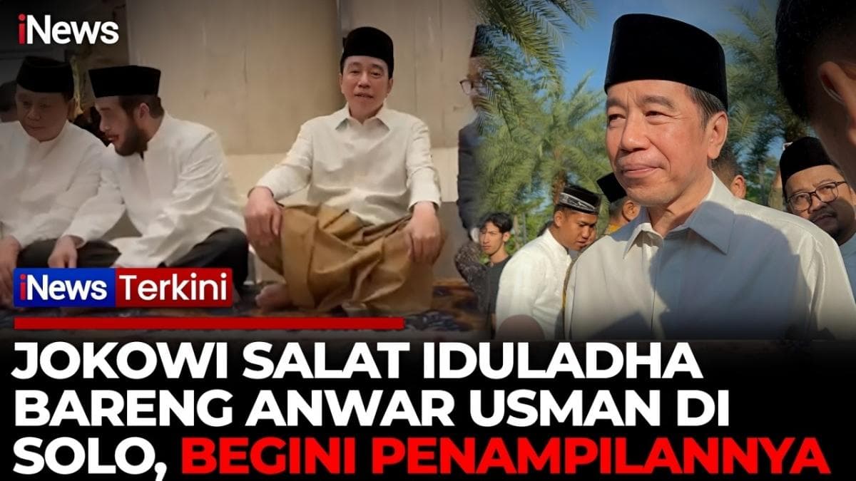 Jokowi Salat Iduladha 2026 di Masjid Zayed Solo, Didampingi Iriana dan Anwar Usman Jokowi Salat Iduladha 2026 di Masjid Zayed Solo, Didampingi Iriana dan Anwar Usman